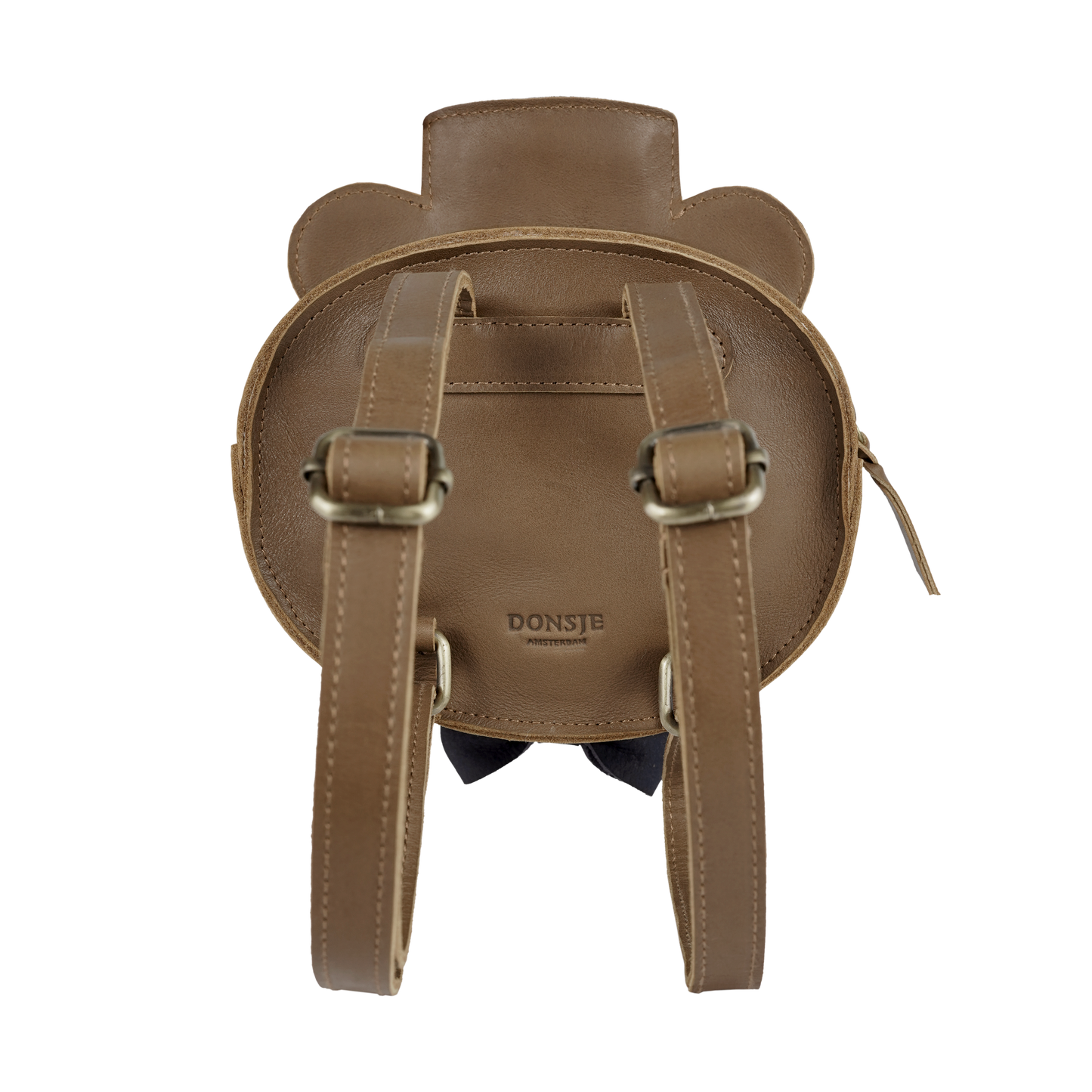 Tishi Schoolbag | Bear | Cognac Classic Leather