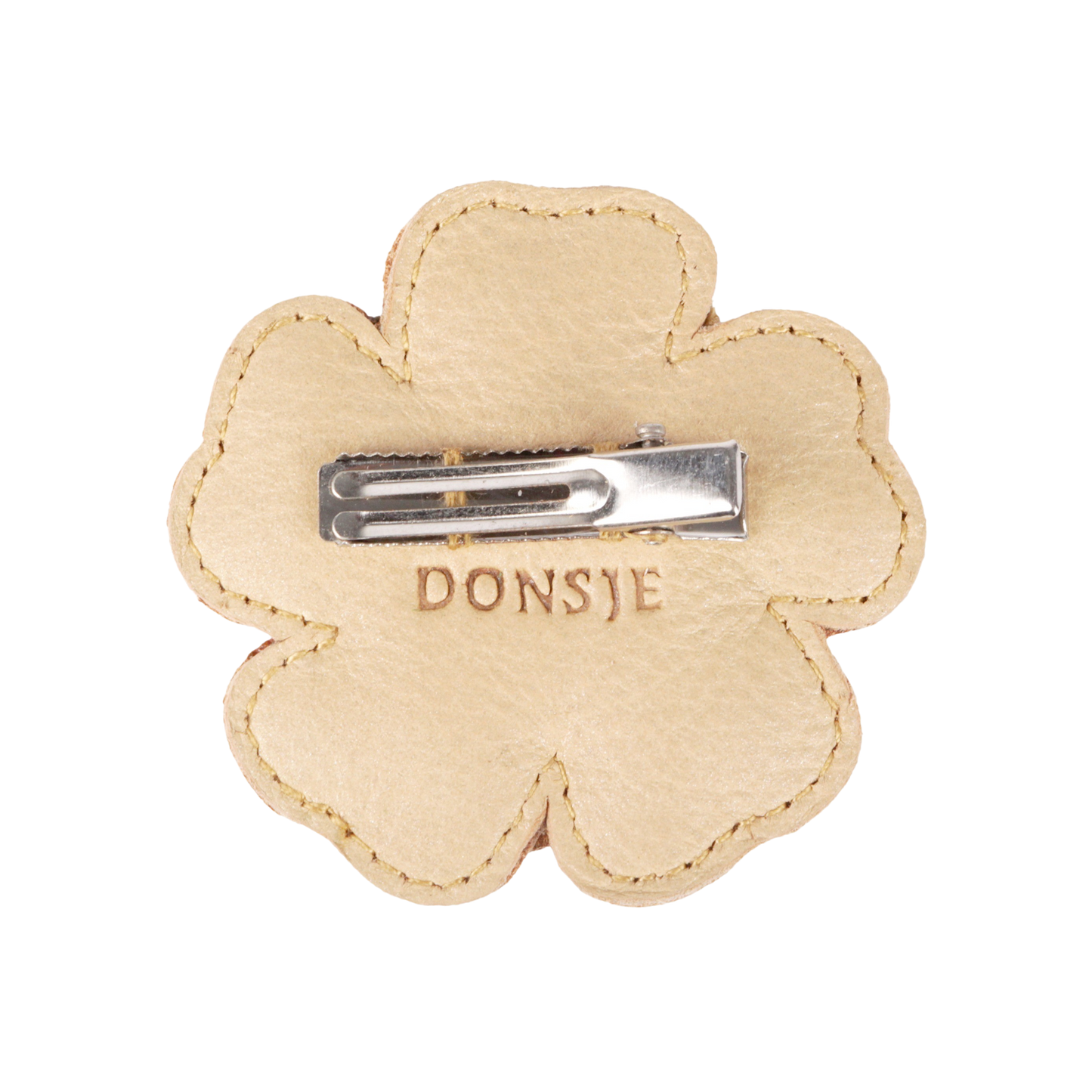 Zaza Fields Hairclip | Buttercup | Gold Metallic Nubuck