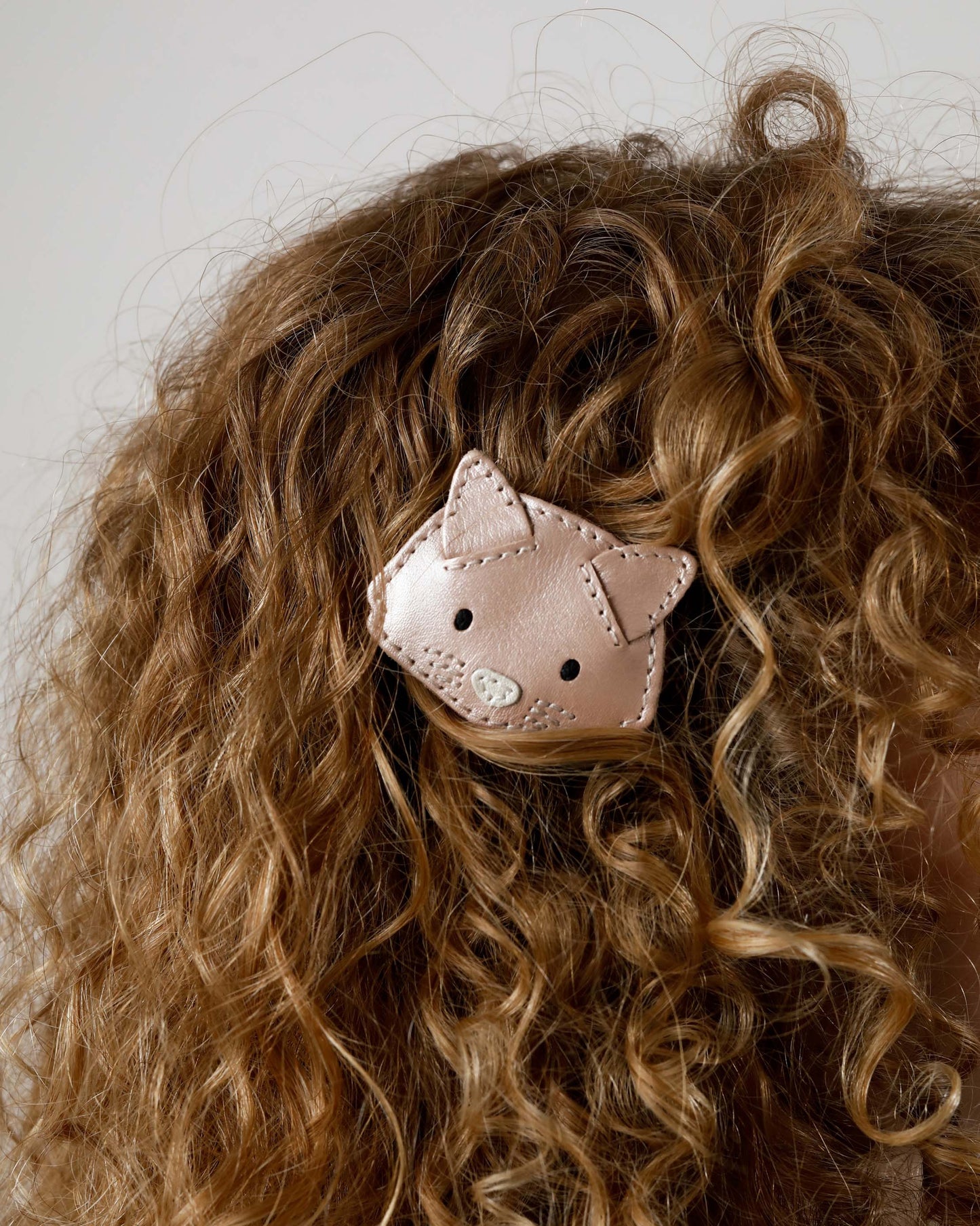 Josy Classic Hairclip | Cat | Lilac Nubuck