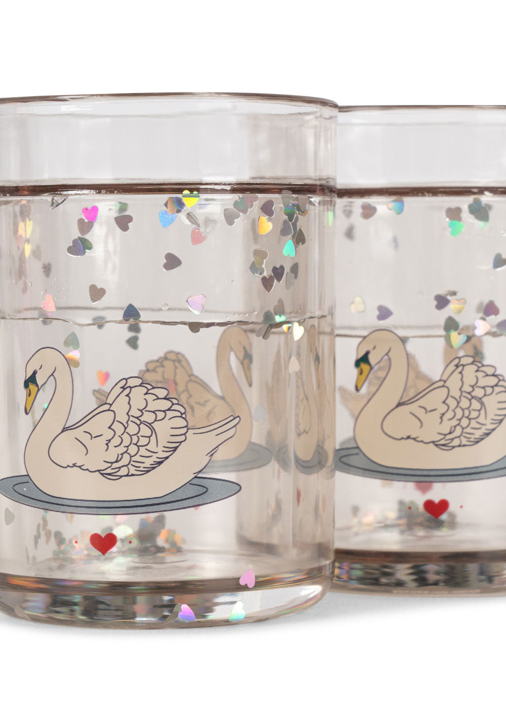 2 PACK GLITTER CUPS