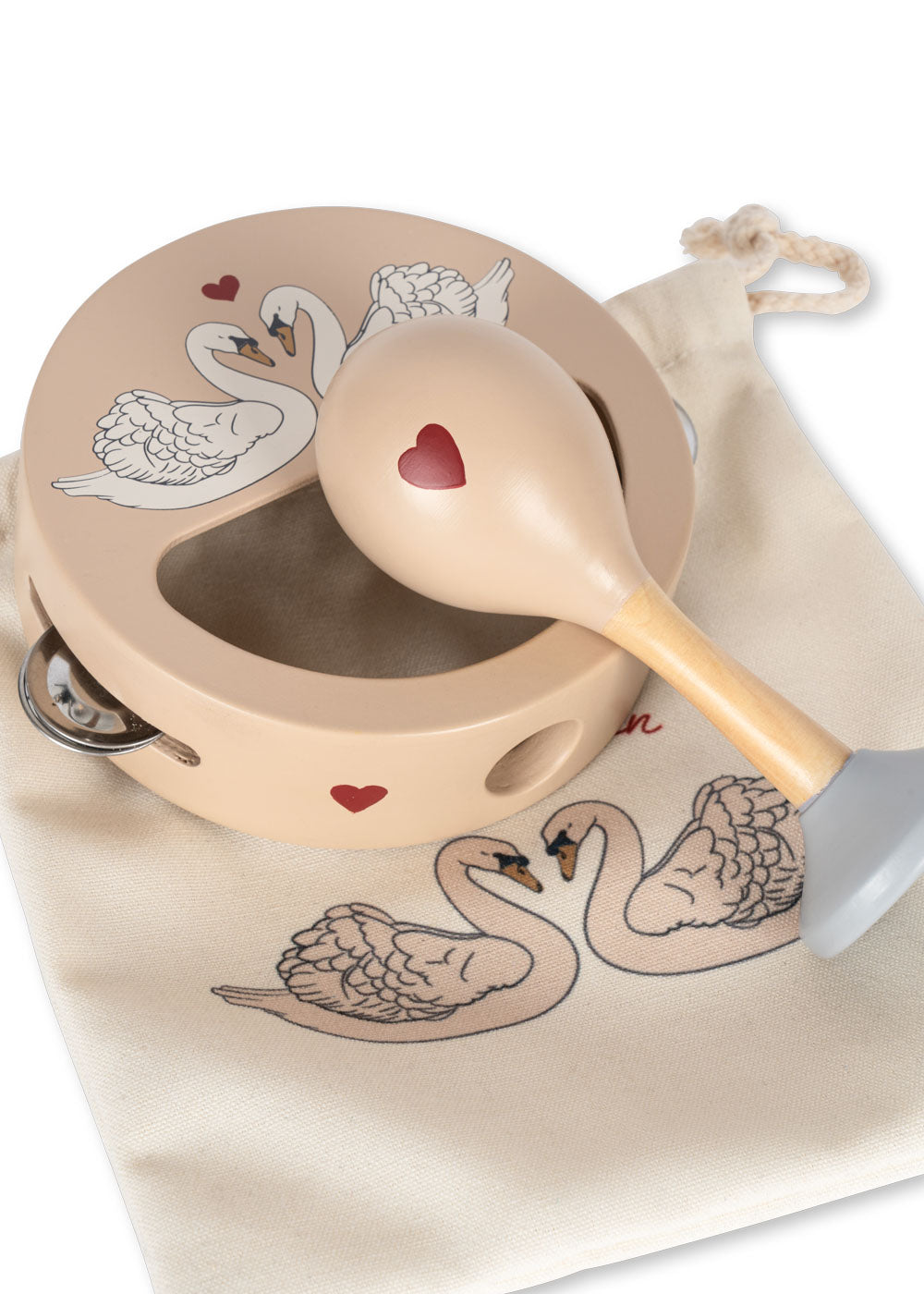 WOODEN MUSIC SET/SWAN
