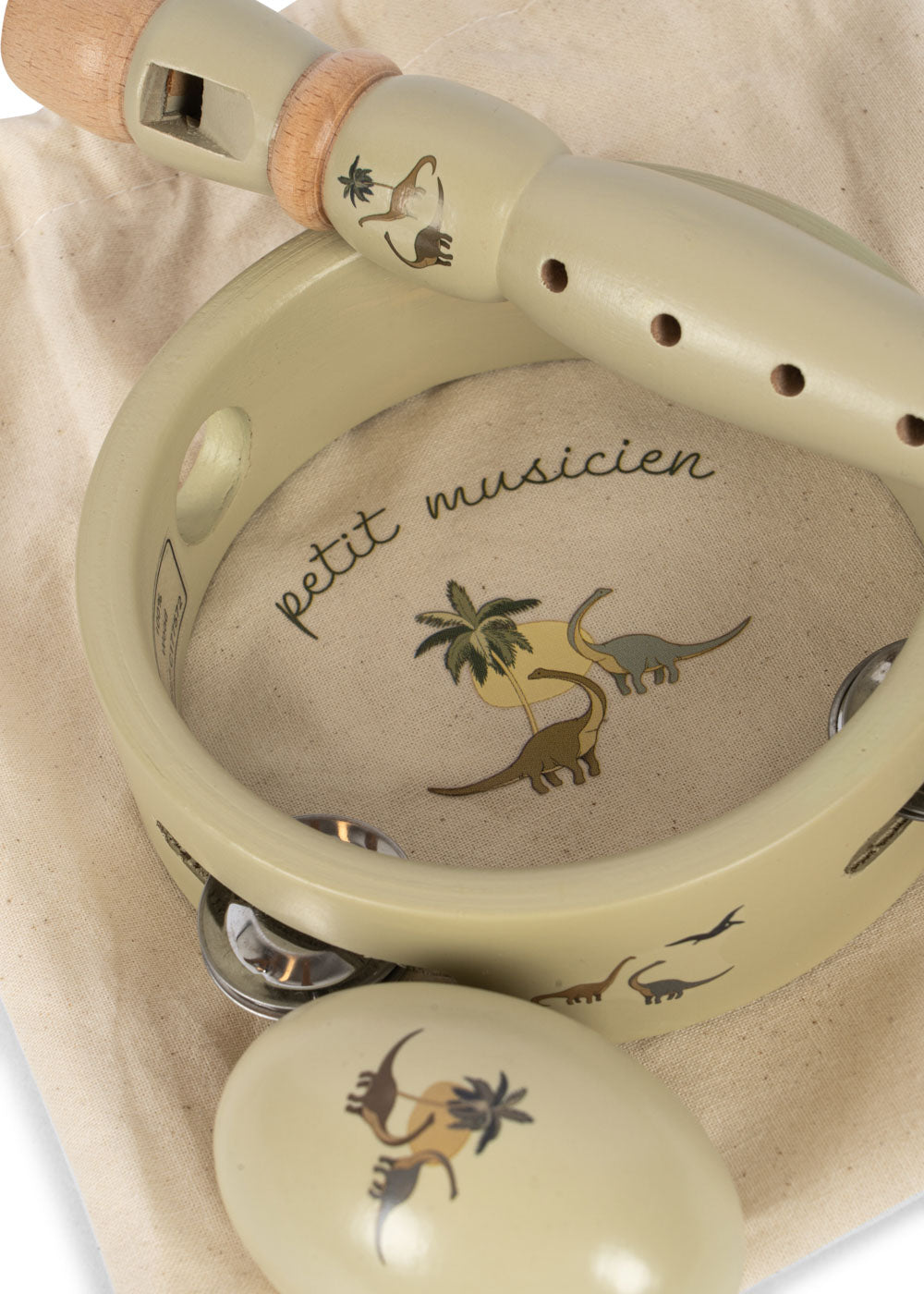 WOODEN MUSIC SET/DINO