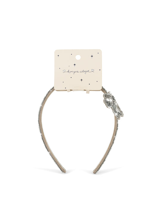 SEQUIN BOW HAIRBRACE – SILVER
