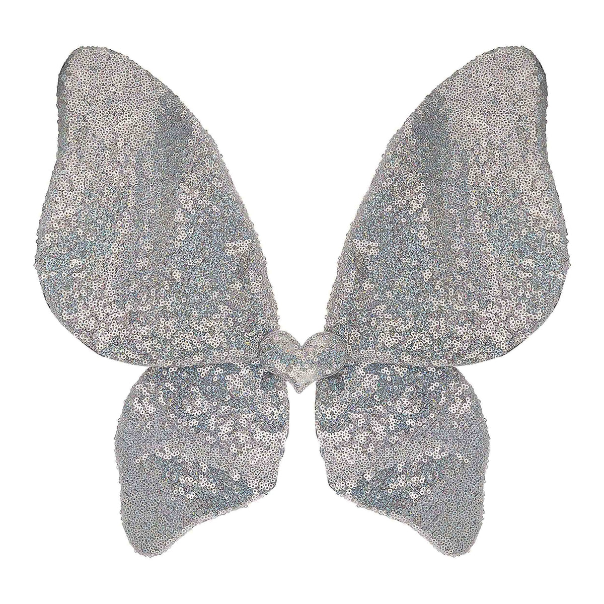 Sparkle Sequin Wings – Silver