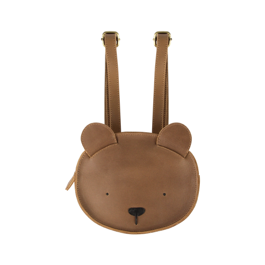 Kapi Classic Backpack | Bear | Cognac Classic Leather