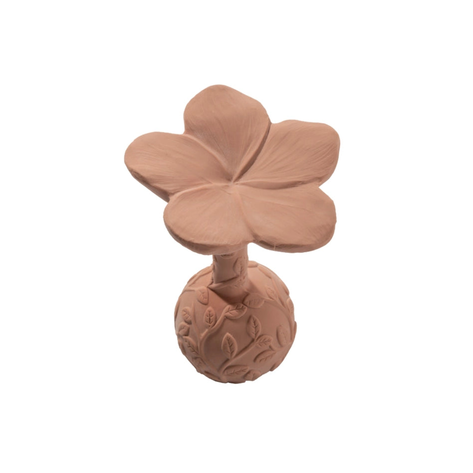 Natural Rubber Rattle Plumeria