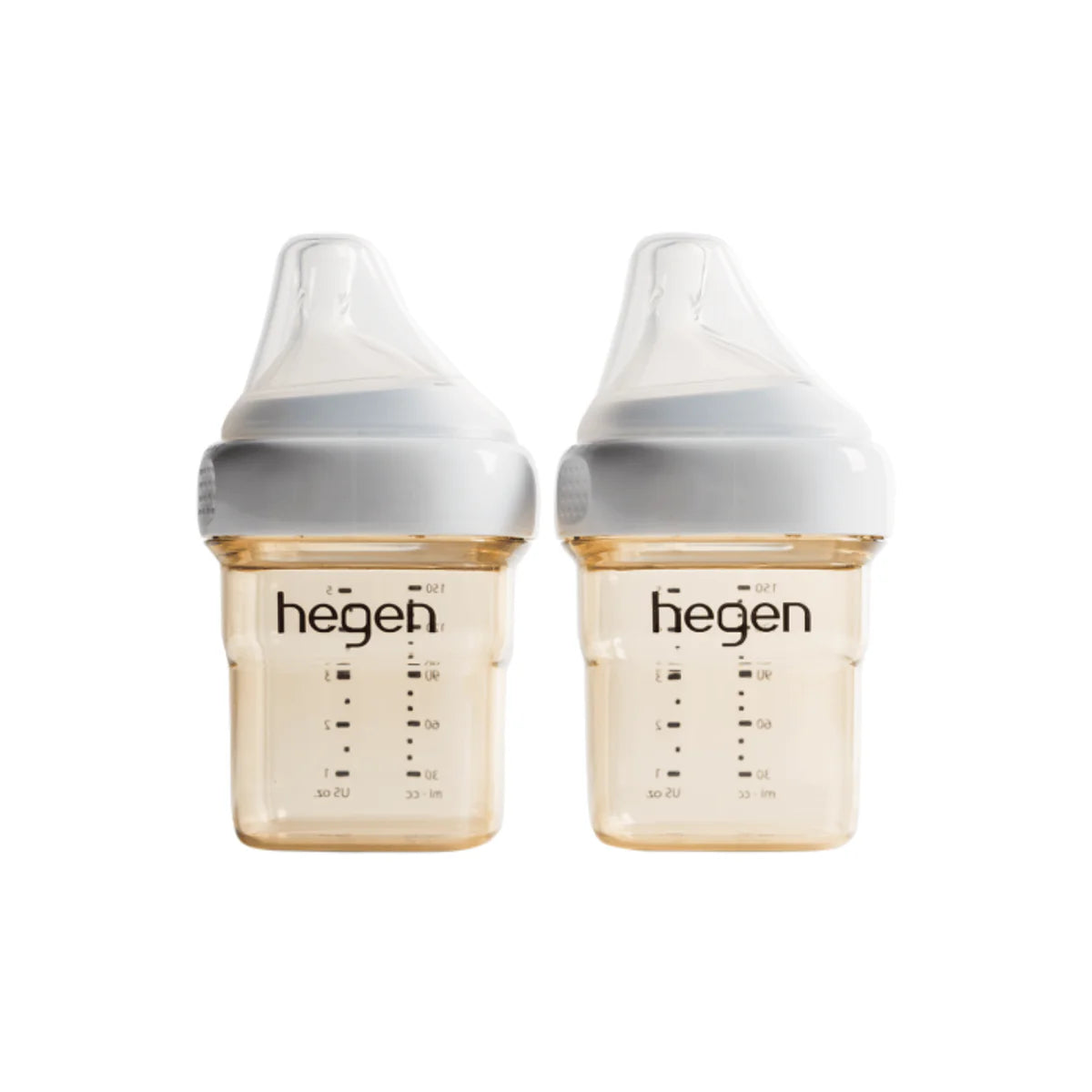 Hegen PCTO™ 150ml/5oz Feeding Bottle PPSU 2-Pack with 2 x Slow Flow Nipple (1 to 3 months)