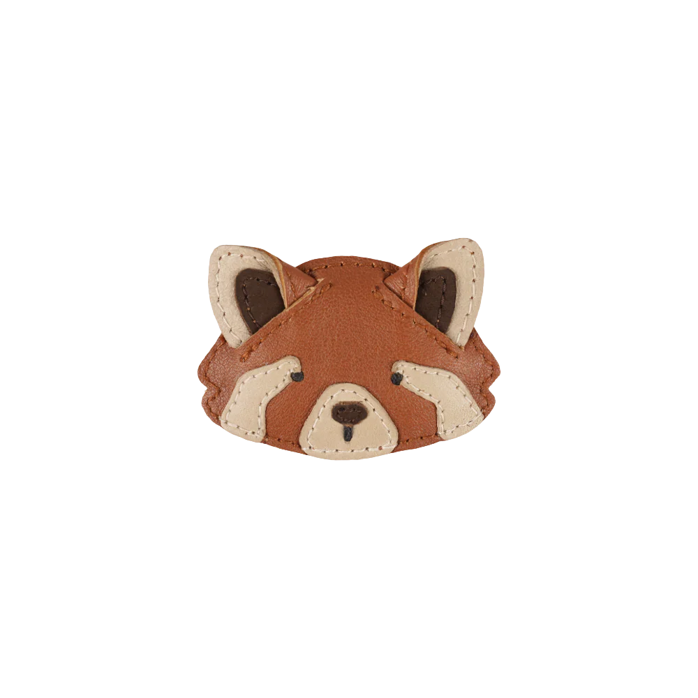 Josy Special Hairclip | Red Panda | Maple Leather