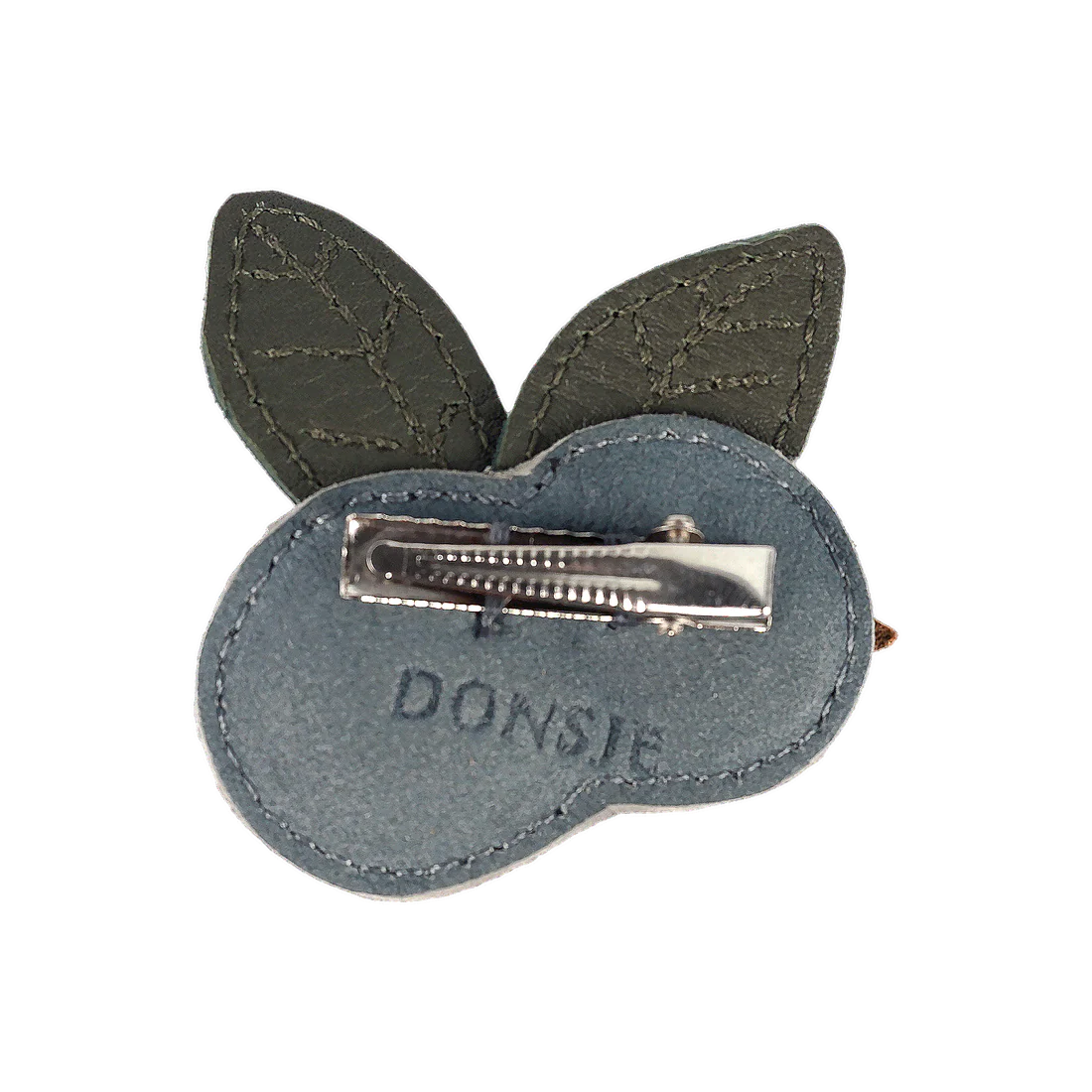 Nanoe Fruit Hairclip | Blueberry | Petrol Nubuck