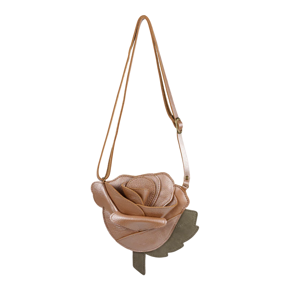 Filoe Purse | Rose | Clay Metallic Leather