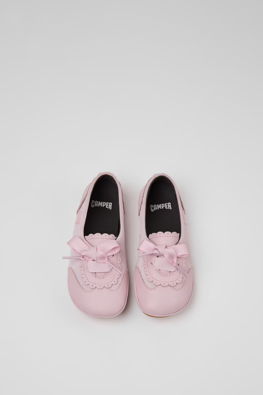 Right Kids Leather Ballerinas – Pink