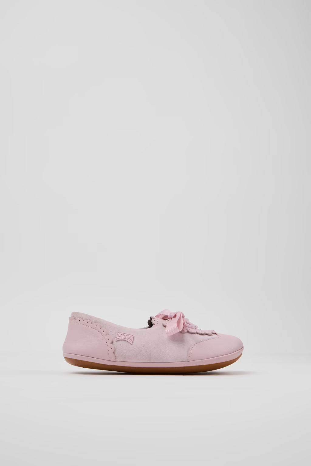 Right Kids Leather Ballerinas – Pink