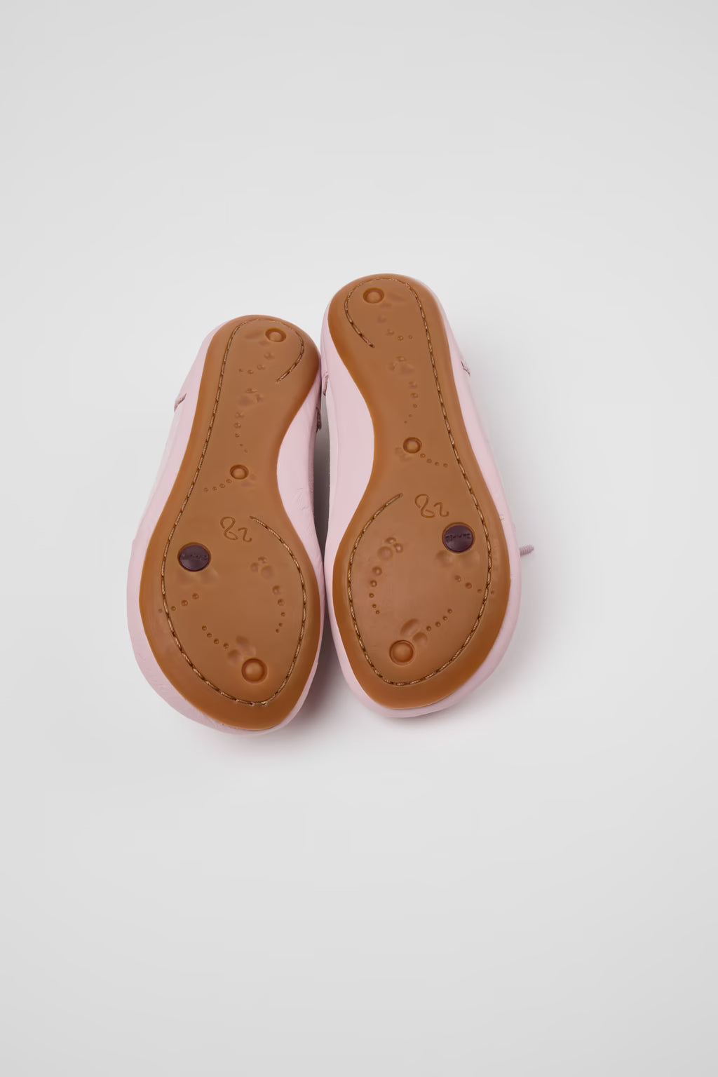 Right Kids Leather Ballerinas – Pink