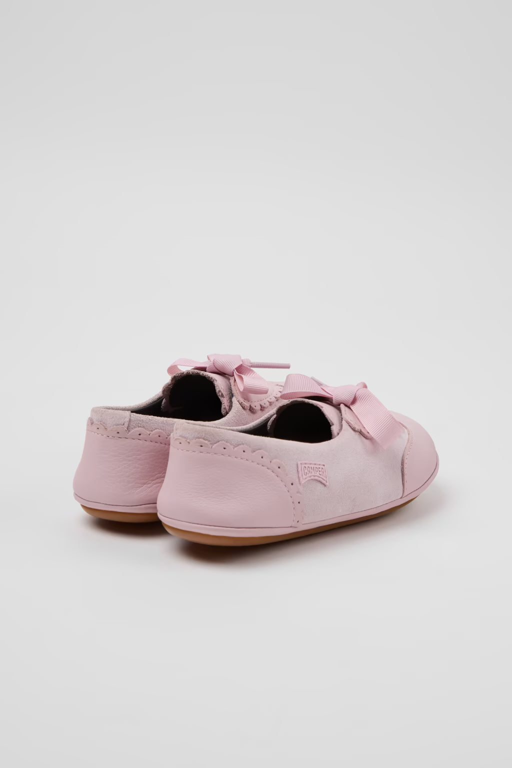 Right Kids Leather Ballerinas – Pink