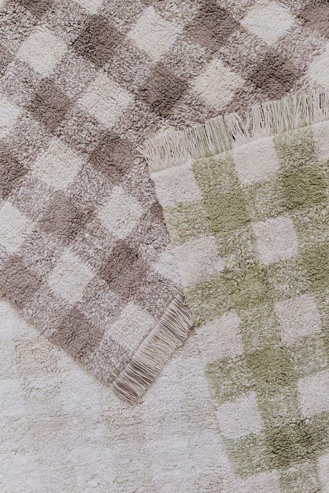 WASHABLE RUG VICHY MATCHA