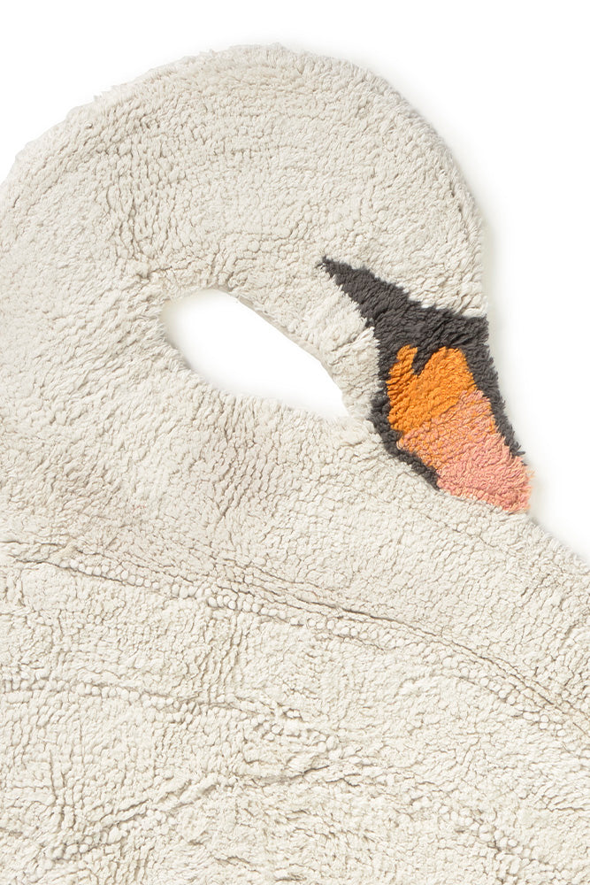 Washable Rug Swan