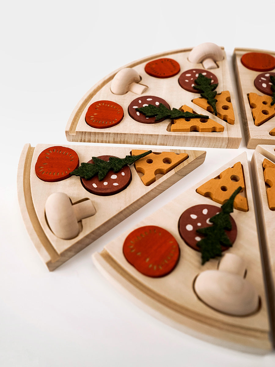 Wooden Pizza Toy