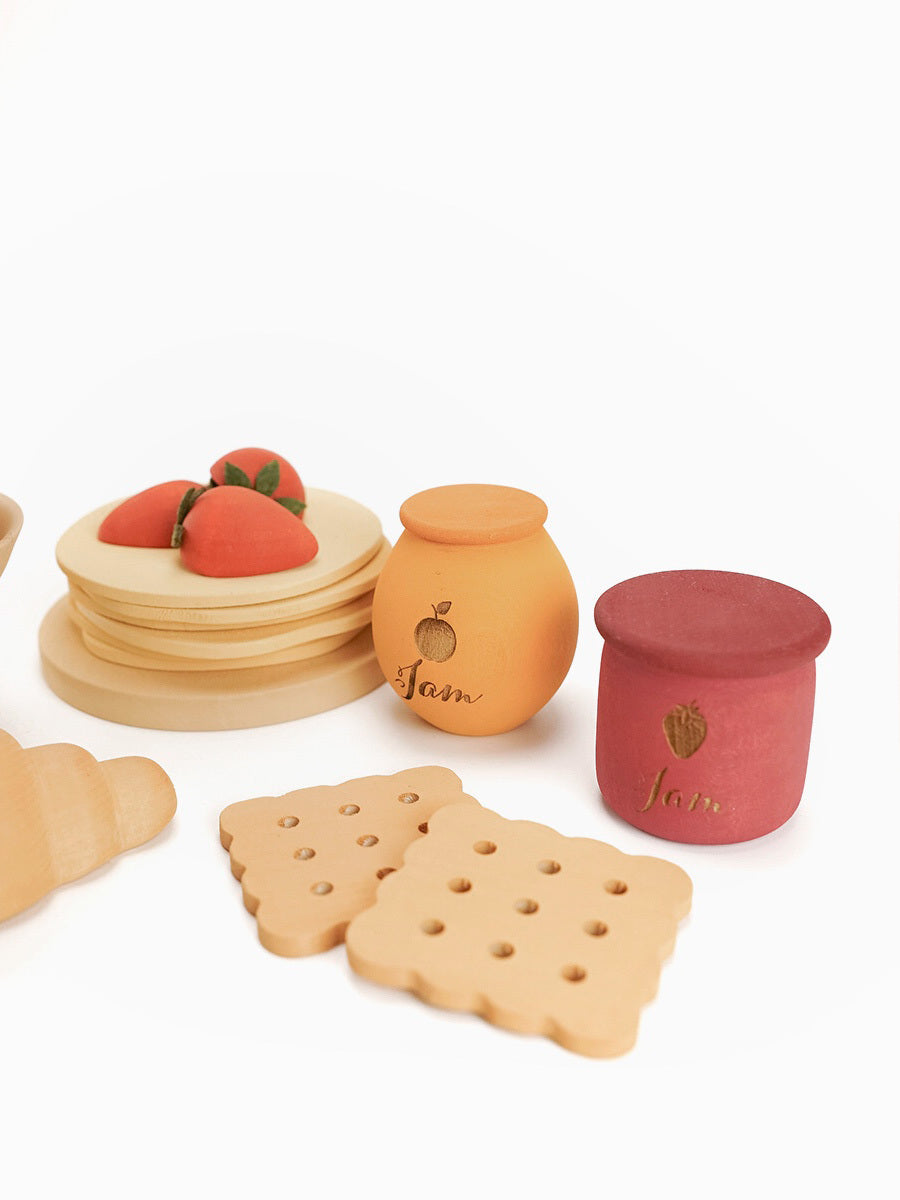 Wooden Play Food Set | Desserts