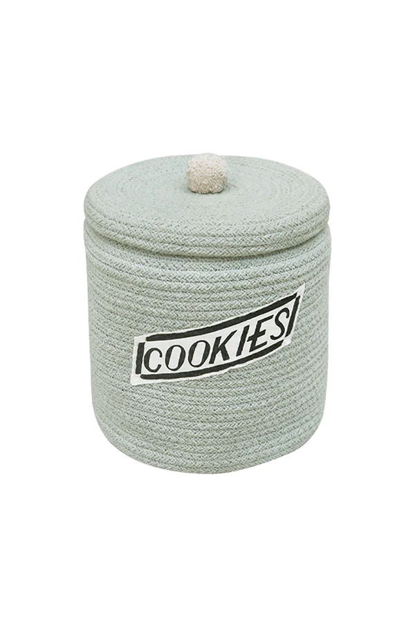 BASKET COOKIE JAR