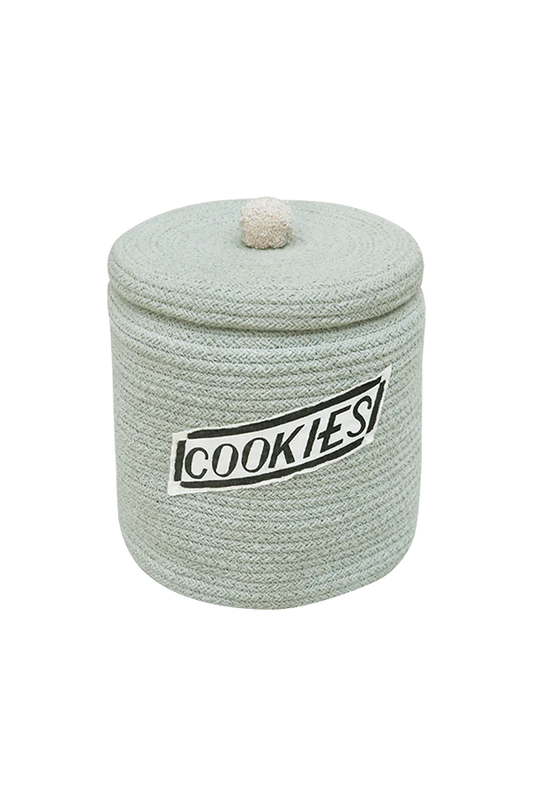 BASKET COOKIE JAR