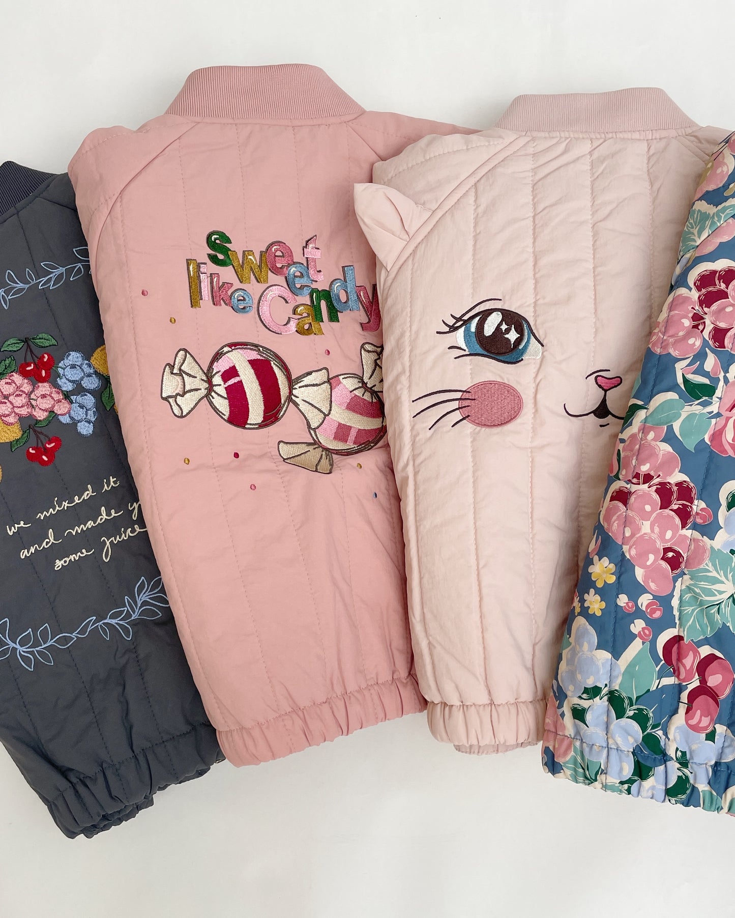 BELOU KNIT CARDIGAN - CHERRY STRIPE