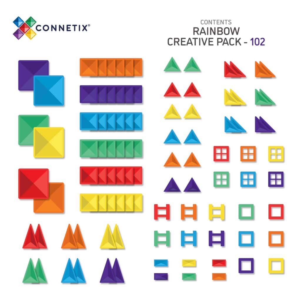 Rainbow Creative Pack 102 pc