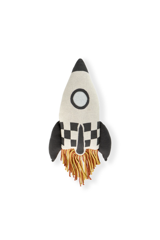 KNITTED CUSHION ROCKET