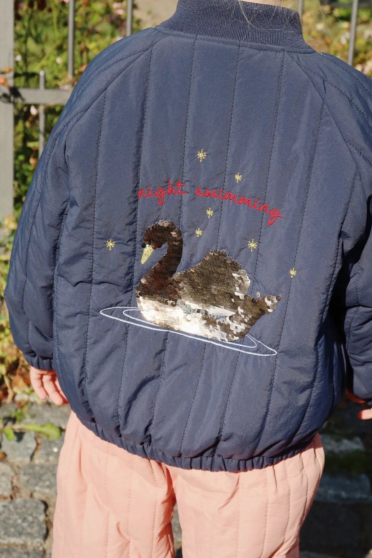 Juno Sequin Bomber Jacket – Total Eclipse