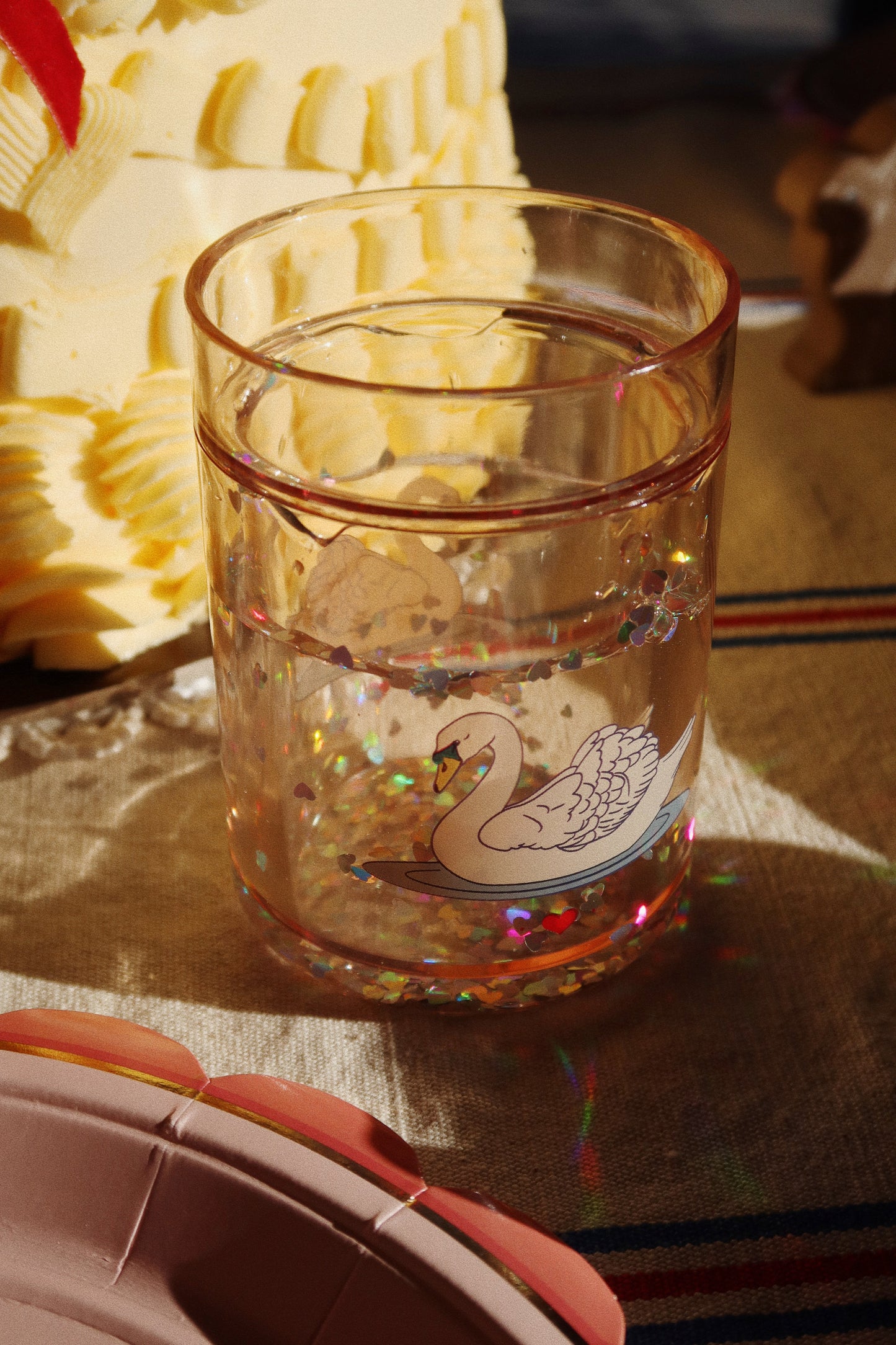 2 PACK GLITTER CUPS