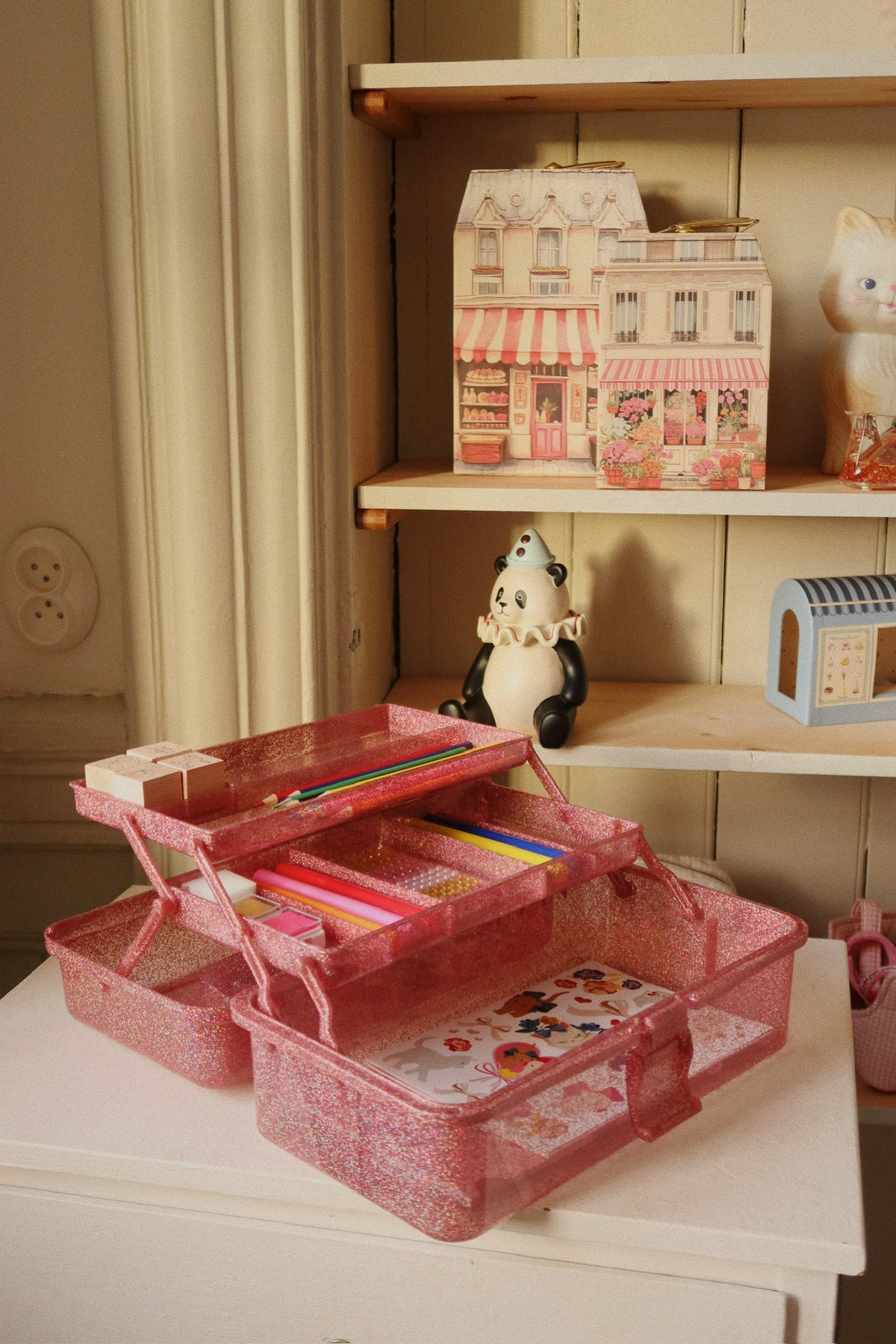 Creative Art Caddy – Glitter Rose | Coming Soon