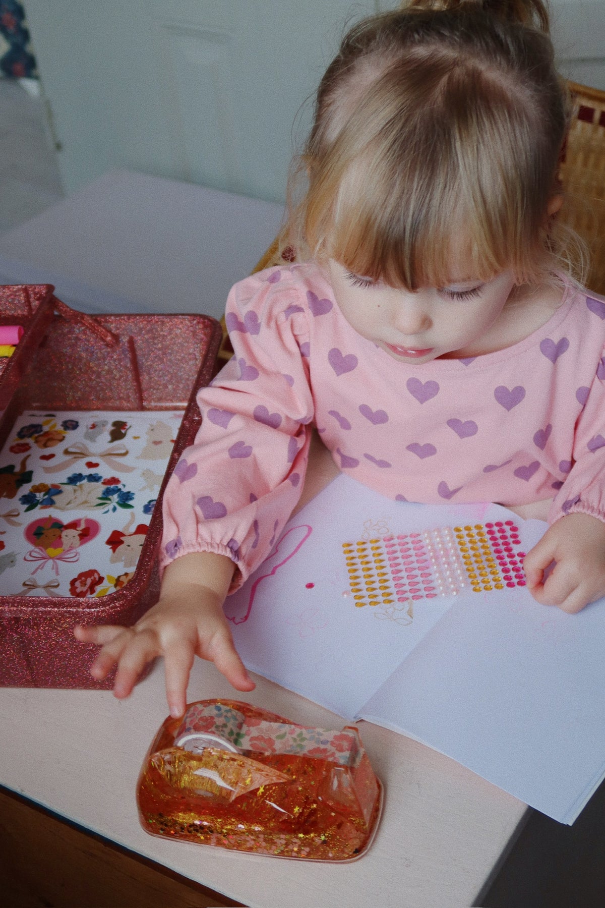 Creative Art Caddy – Glitter Rose | Coming Soon