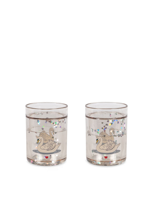 2 PACK GLITTER CUPS