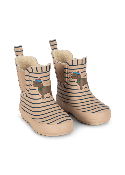 Roi Printed Rain Boots – Stripe La Mer