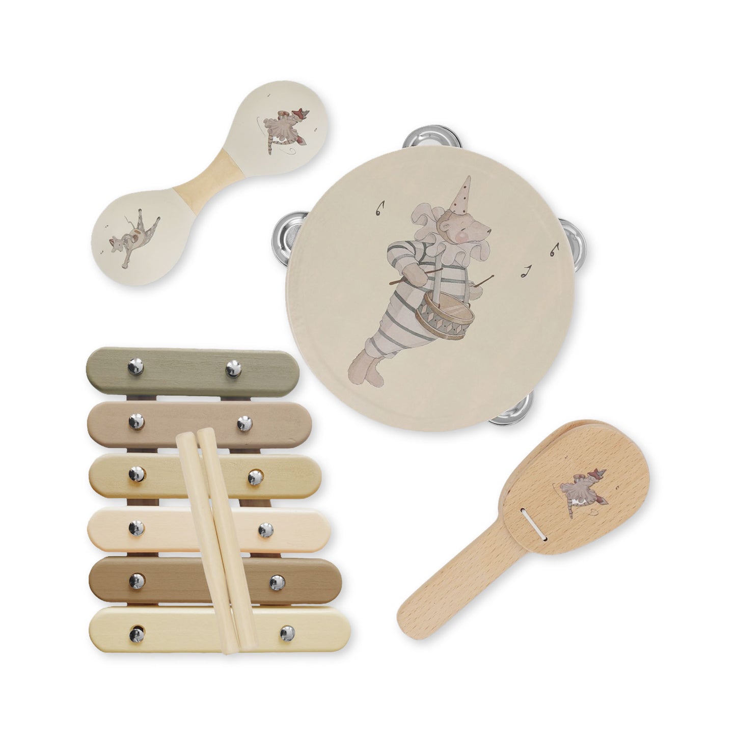 WOODEN MUSIC SET FSC