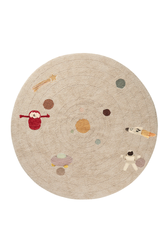 WASHABLE PLAY RUG SOLAR SYSTEM